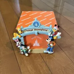 【希少・箱付】東京ディズニーランド フォトスタンド レトロ ミッキー＆フレンズ