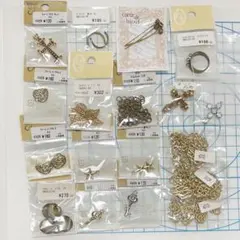 アクセサリーパーツ チャーム 묶음 판매 アンティークゴールド 貴和製作所 他