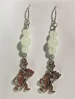 【No.211】ハンドメイドピアス　悪魔