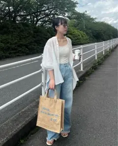 CPCM 微シワ袖ボリュームブラウス 美品のサムネイル