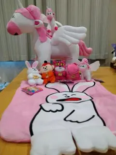 たべっ子どうぶつ　　８個セット　足ぶらりんトートバッグ　マスコットぬいぐるみ