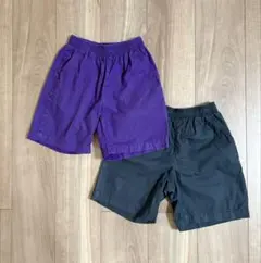 ジーユー　BOYSシェフショーツ 130サイズ　2点セット