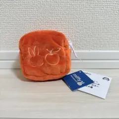 新品未使用　ミッフィー　キューブポーチ　ブルーナカラー　オレンジ