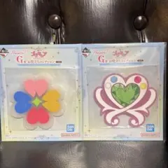 プリキュア一番くじ G賞お役立ちコレクション ラバーコースター　2種