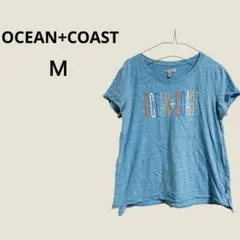 OCEAN+COAST 半袖Tシャツ M 青