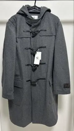 【タグ付き新品】ダッフルコート XL タケオキクチ　グレー　ロング