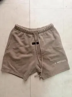 Fog essentials ハーフパンツショーツ反射フォントカーキブラウンロゴ