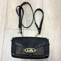 COACH コーチ ショルダーバッグ ハンドバッグ ブラック