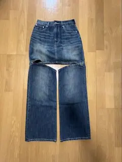 EVRIS デニムスカート ショートパンツ Sサイズのサムネイル