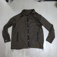 +J ユニクロ 長袖シャツ カーキ Lサイズ