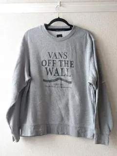 AP115 VANS ヴァンズ スウェット トレーナー グレー オフザウォール