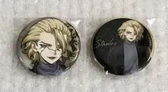 Dr.stone ドクターストーン ブラックスーツ ゼノ スタンリー 缶バッジ