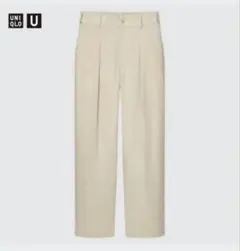 UNIQLO ベージュ　ベイカーパンツ　ユニクロユー　新品未使用