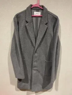 B.S.T. グレー チェスターコート