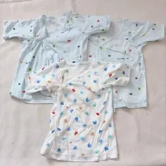 ミキハウス　短肌着　新生児　50 60 まとめ売り　美品