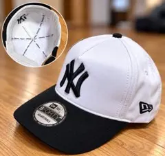 NEW ERA キャップ NY ブラウン×ブラック アジャスタブル