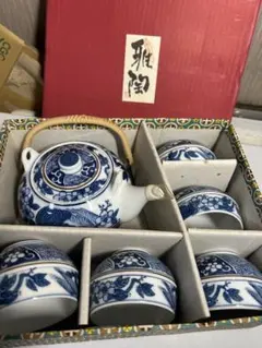 雅陶 茶器セット 急須 湯呑み 5客