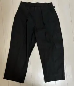 A.PRESSE アプレッセ クロップドパンツ ブラック サイズ3