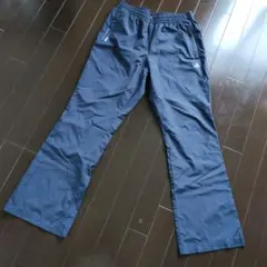 ◇adidas ネイビー トレーニングパンツ　M　シャカパン　ウインドブレーカー