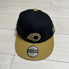 DECOGEAR キャップ 黒/茶色 SAVE THE FISH