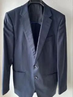 renoma ストライプ グレー テーラードジャケット