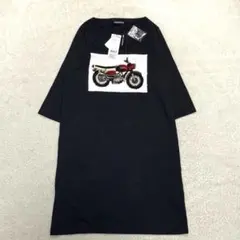 ソニアリキエル バイク スパンコール ワンピース Tシャツ カットソー Lのサムネイル