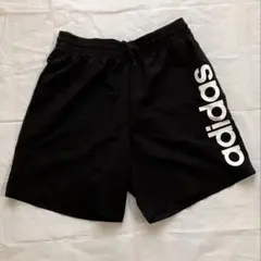 adidas 黒 トレーニングショーツ Lサイズ
