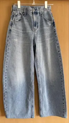 ユニクロ バギーカーブジーンズ/丈短め※裾上げ済※