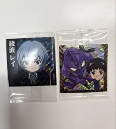 綾波レイ 碇シンジ ホロステッカーセット