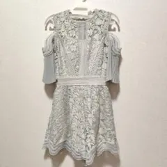 【美品】スナイデル レース 肩出し ミニ ロンパース サロペット オールインワンのサムネイル