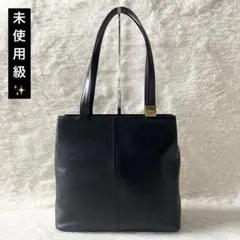 未使用級✨バーバリー ノバチェック 肩掛け トートバッグ レディース レザー 黒