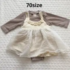 プティマイン　シフォンワンピース&ロンパース