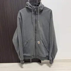 【古着】Carhartt グレー ジップアップパーカー
