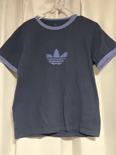 【希少】万国旗タグ 90s adidas トレフォイル リンガーTシャツ レトロ