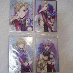 ツイステ　ウエハース　カード　ヴィル　エペル　ルーク　ポムフィオーレ寮　セット