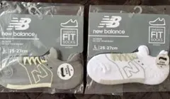 New Balance ソックス 25-27cm グレー/ホワイト　２足セット