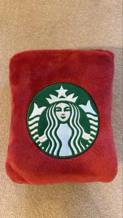 スターバックス フリースブランケット 赤