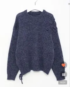 Nugu aimey アイレットポイントニット