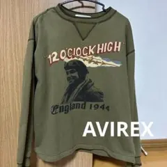 AVIREX SAGARA AIRFORCE クルーネック スウェットオレンジ - メルカリ