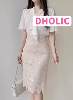 DHOLIC ディーホリック レーススカート　レースタイトスカートのサムネイル