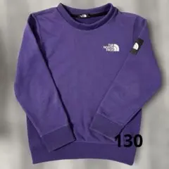 ノースフェイス　キッズトレーナー130cm 紫