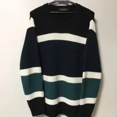 【値下げ】ナノユニバース  ボーダーニット セーター