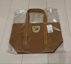 【新品・未開封】オールドテディ ワッペントートバッグ ベージュ(大) オールドテディ ワッペントートバッグ L/OTE-223024(ベージュ