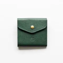 イルビゾンテ IL BISONTE / ウォレット 緑 グリーン 二つ折り