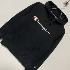 と*ん様 【Champion】チャンピオン センターロゴ スウェットパーカー ブ