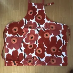 未使用に近い Pieni Unikko エプロン　マリメッコ