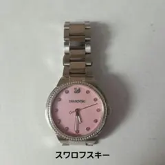 【美品 箱付 稼働品】SWAROVSKI 時計 City Rose ピンクシェルのサムネイル