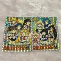 美少女戦士セーラームーンS ホログラムカード　2枚セット　レア　希少　武内直子