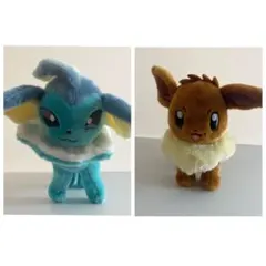 ポケモン ぬいぐるみ イーブイ シャワーズ 2体セット