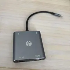 USB-C HDMI2系統+ USB-A 2画面出力